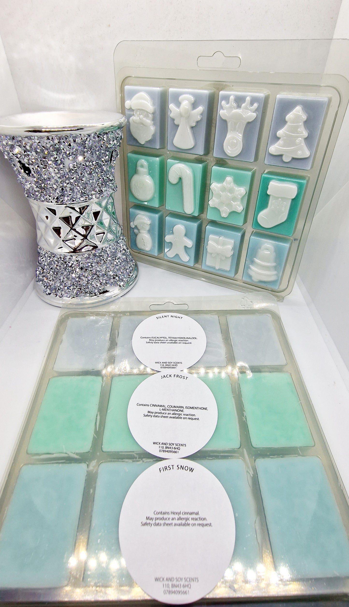 12 Cell Christmas Clamshell 3 Different Scents