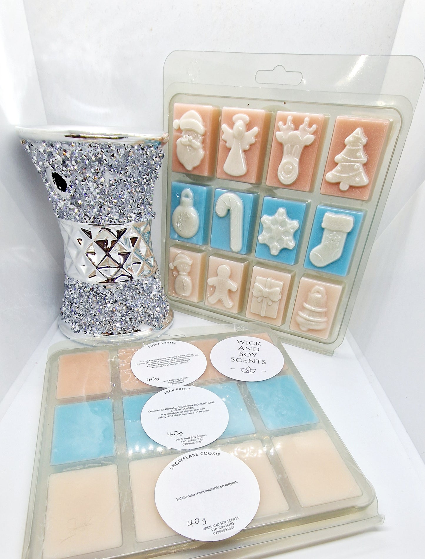 12 Cell Christmas Clamshell 3 Different Scents