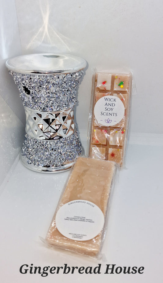 Gingerbread House Wax Melt Snap Bar